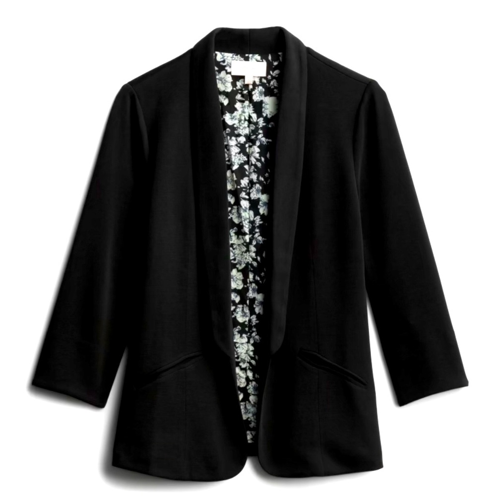 Hannah Modal Scuba Blazer, EUC